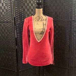 Gap, vintage style V-neck sweater